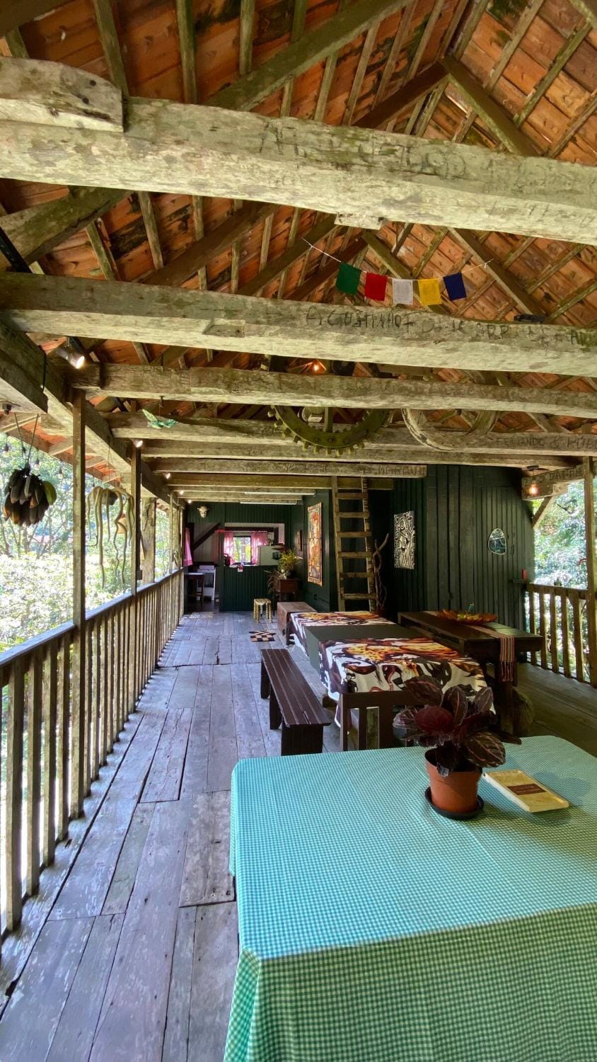 Rainforest Retreat Home and Waterfall House in State of Santa Catarina