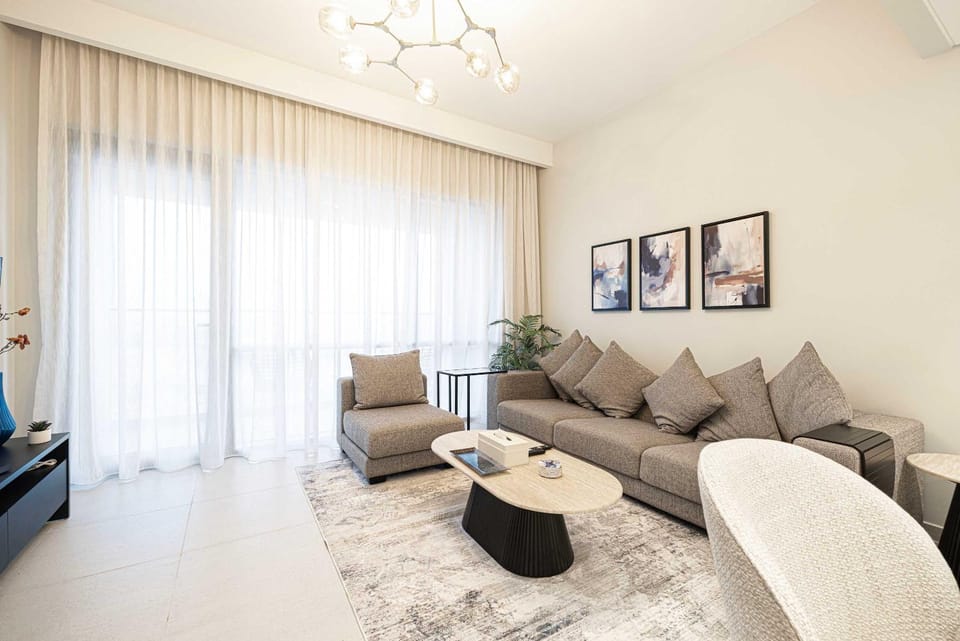 Stylish 1BR City View at Vida Creek Beach Apartment in Dubai