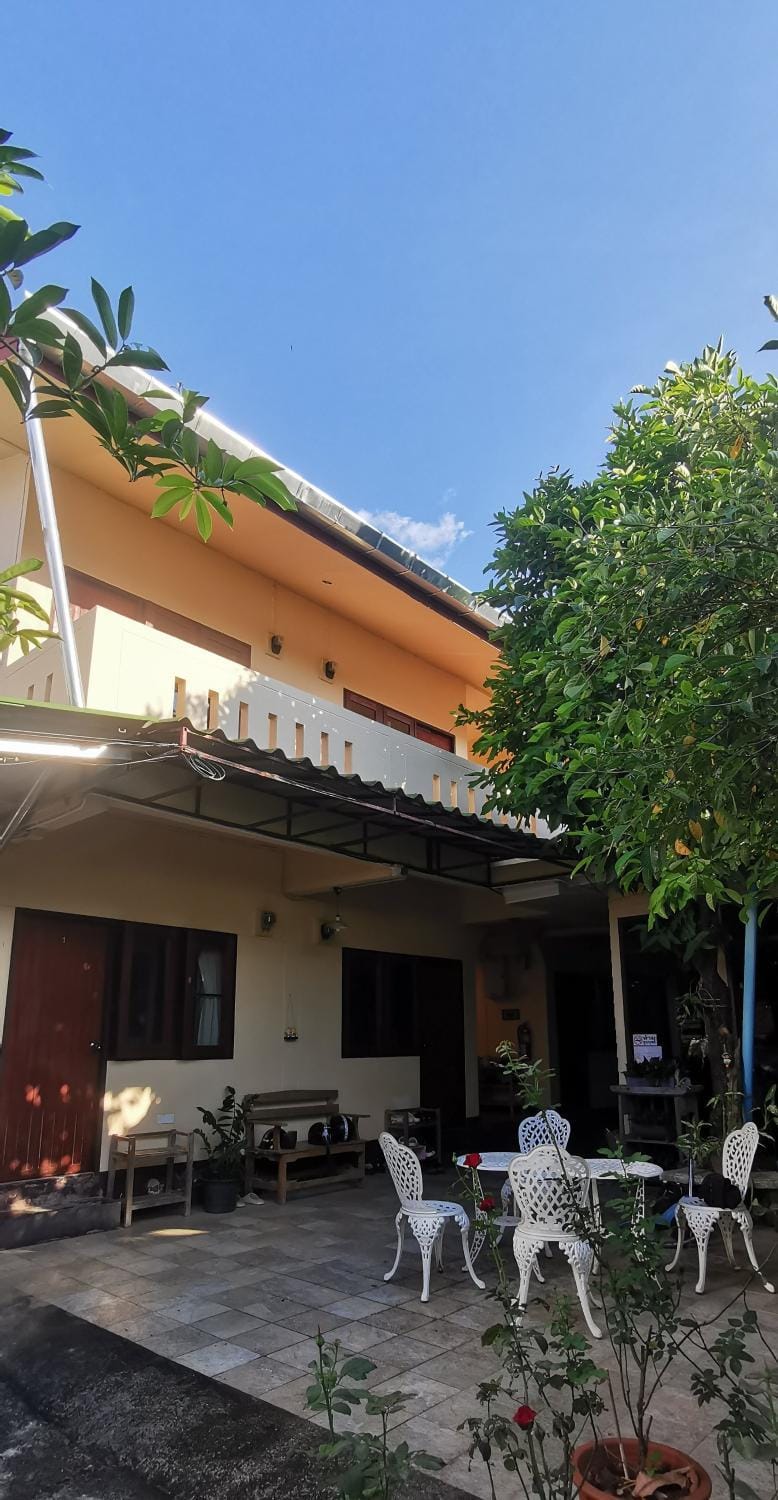 Property building, Garden view