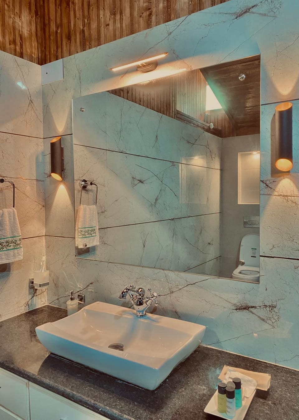 Shower, towels