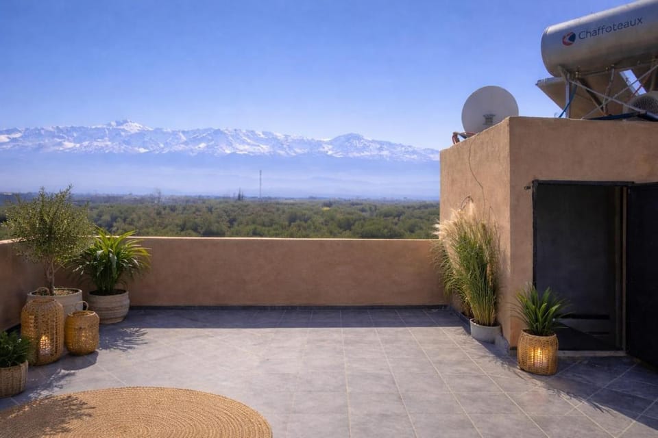 Patio, Day, Natural landscape, Mountain view