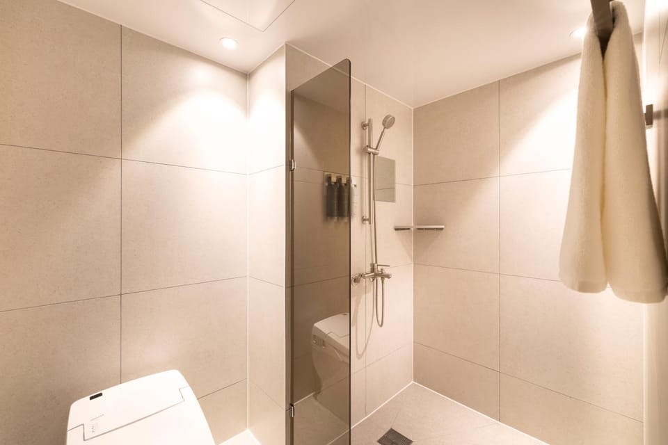 Shower, Toilet, Bathroom, towels