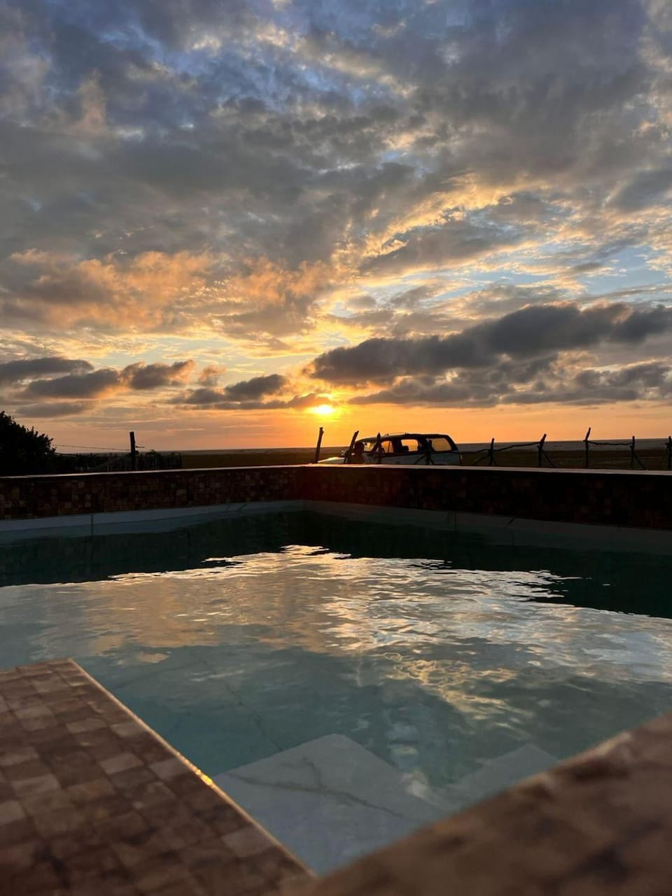 Pool view, Swimming pool, Sunset, Open Air Bath