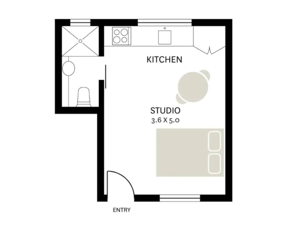 North Sydney Studio with Car Park AC Apartment in Sydney