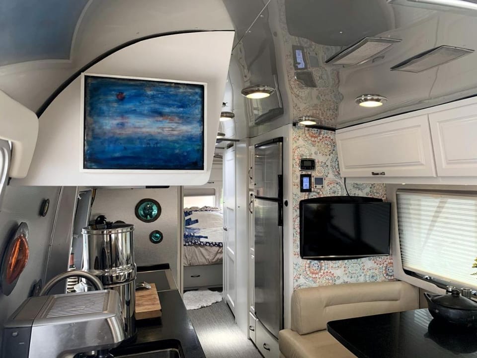 Huge Airstream is Perfect for a Family Getaway House in Concord