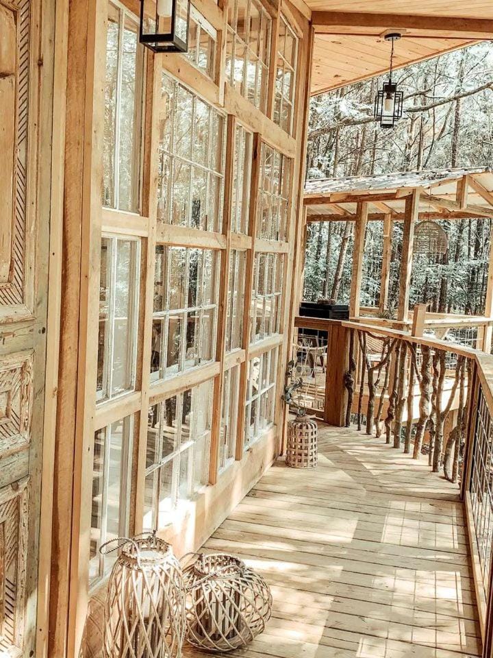 Secluded Treehouse Rental Ideal for Glamping in Alabama House in Lewis Smith Lake