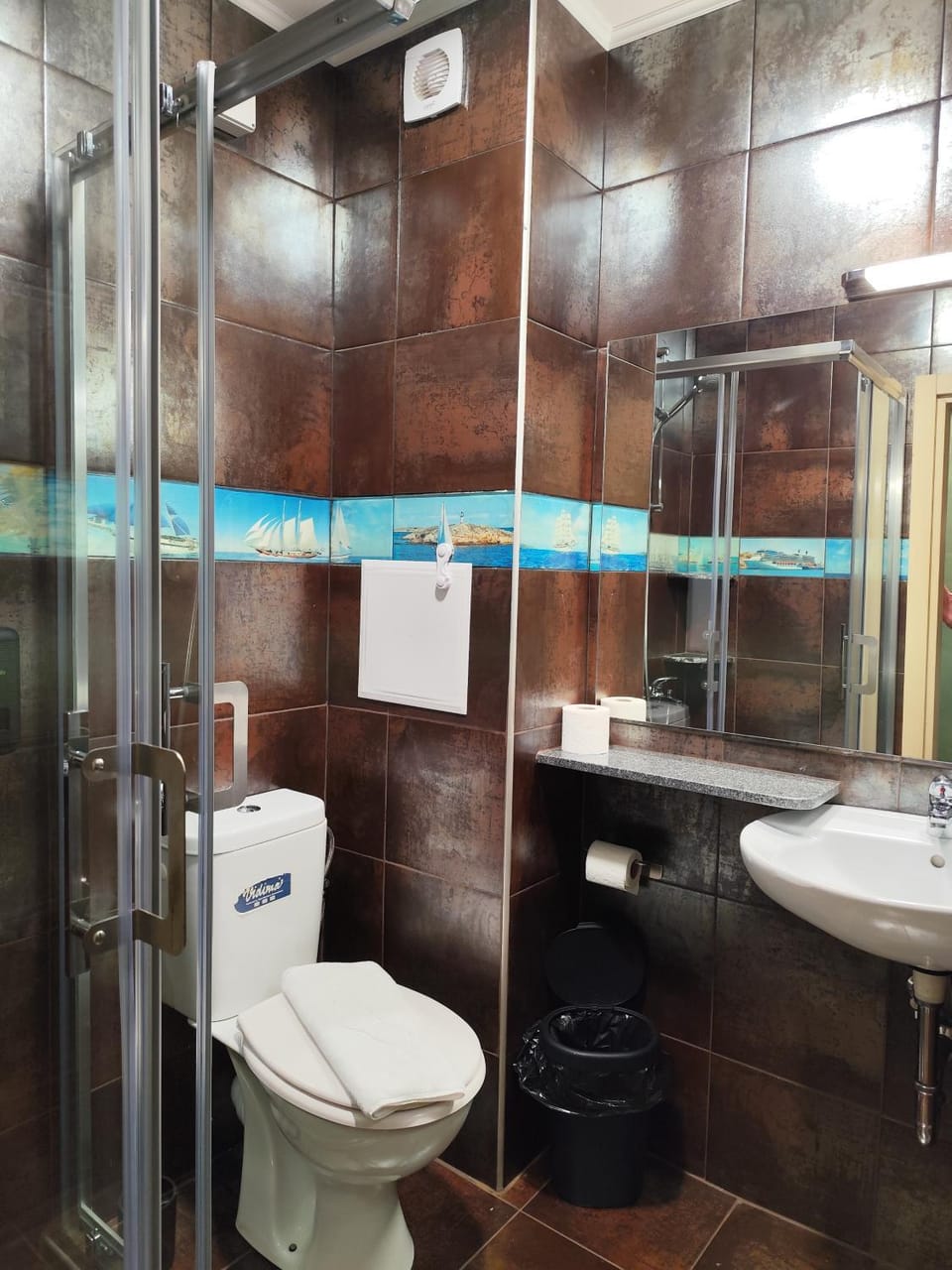 Shower, Toilet, Bathroom, towels