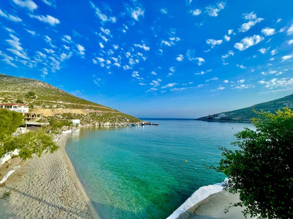 Natural landscape, Beach, Mountain view, Sea view