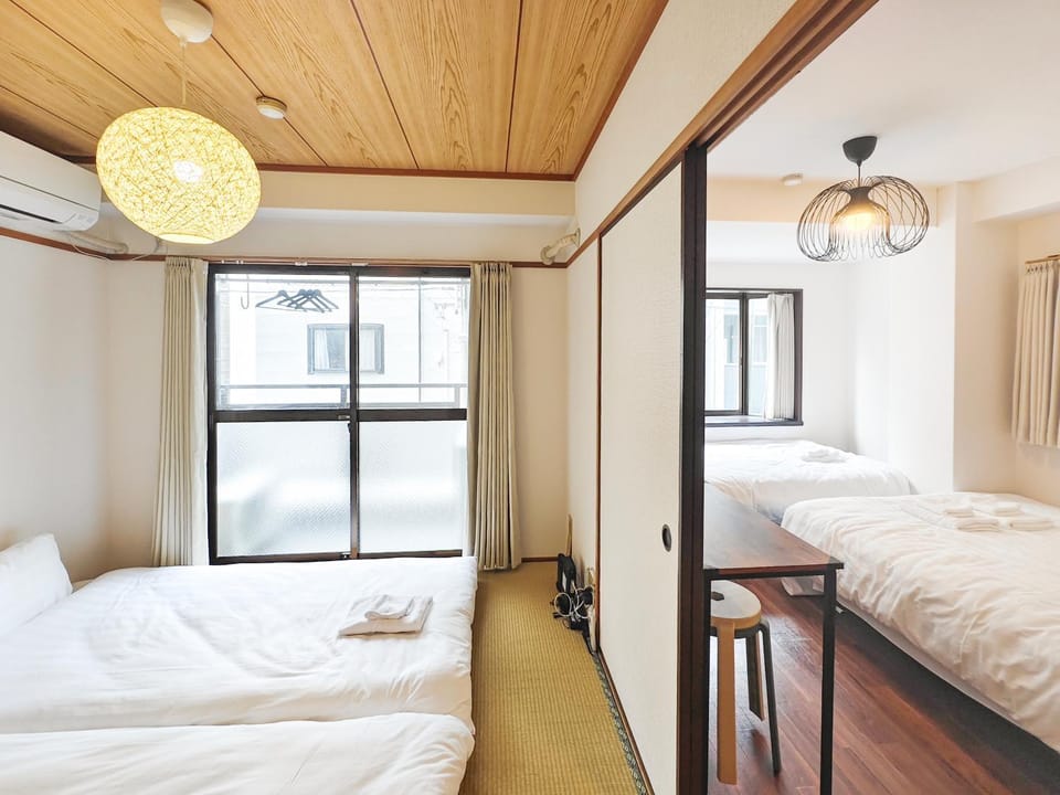Bed, Photo of the whole room, Bedroom, towels, air conditioner