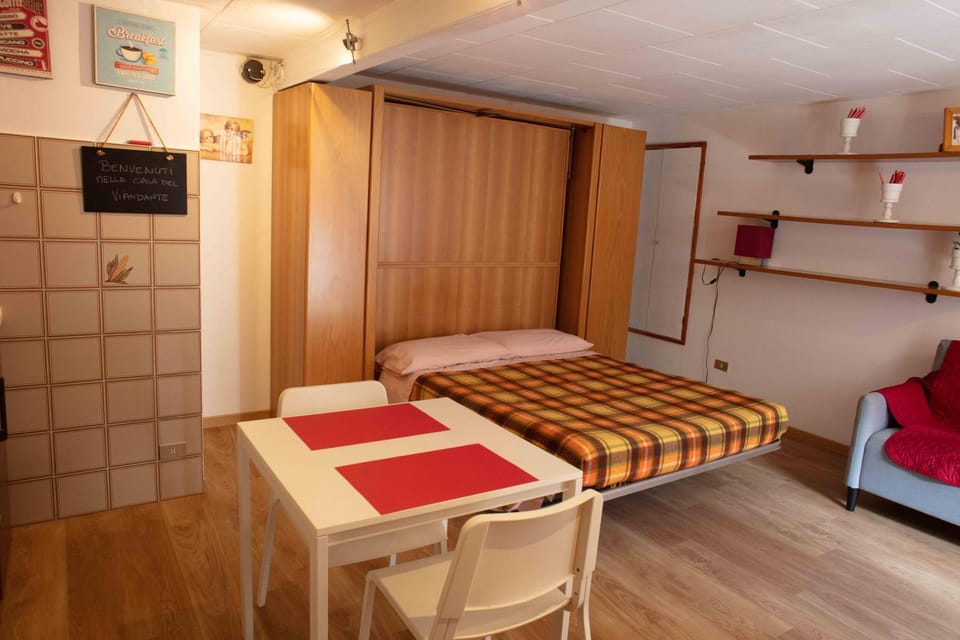 Bed, Kitchen or kitchenette, Living room, Photo of the whole room, Seating area, Dining area, Bedroom, wardrobe