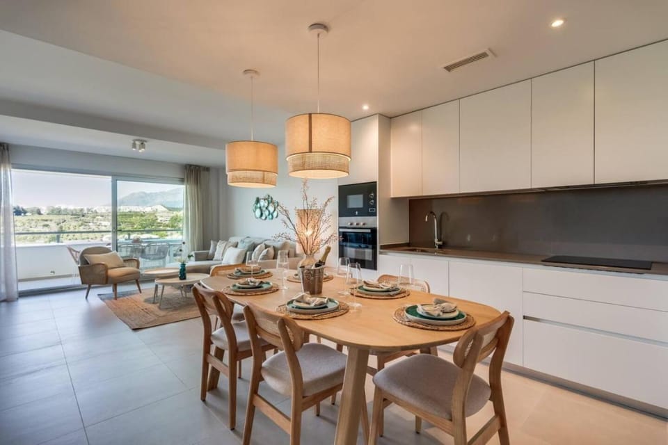 Kitchen or kitchenette, Seating area, Dining area, dishwasher, oven, stove