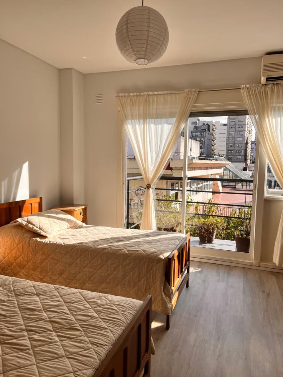 Bed, View (from property/room), Balcony/Terrace, Photo of the whole room, Bedroom