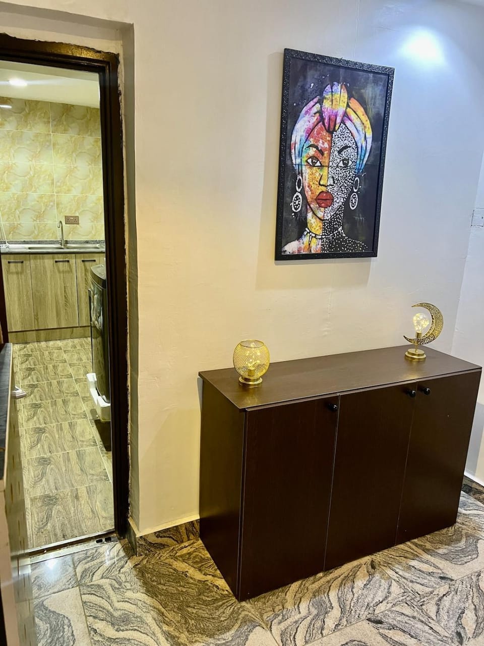 Kitchen or kitchenette, kitchen