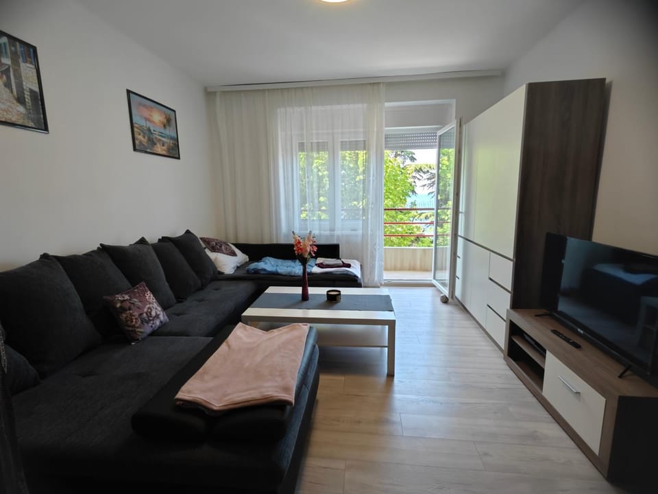 Living room, Seating area, Sea view