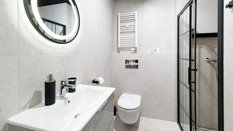Shower, Toilet, Bathroom, towels
