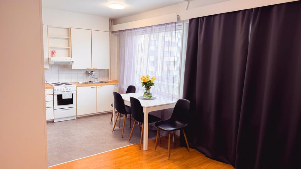 Kitchen or kitchenette, Dining area, oven, stove
