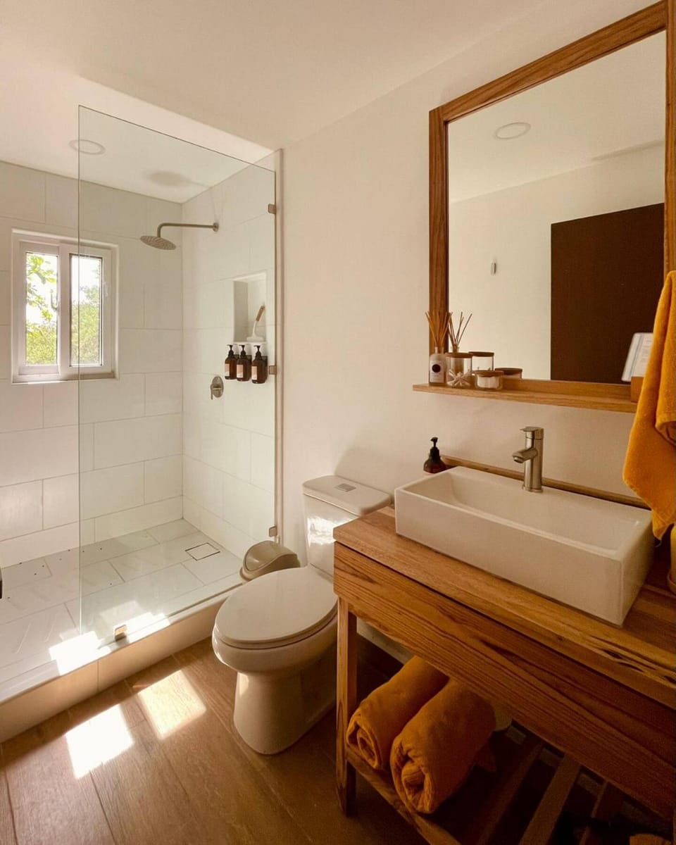 Shower, Property building, Bathroom