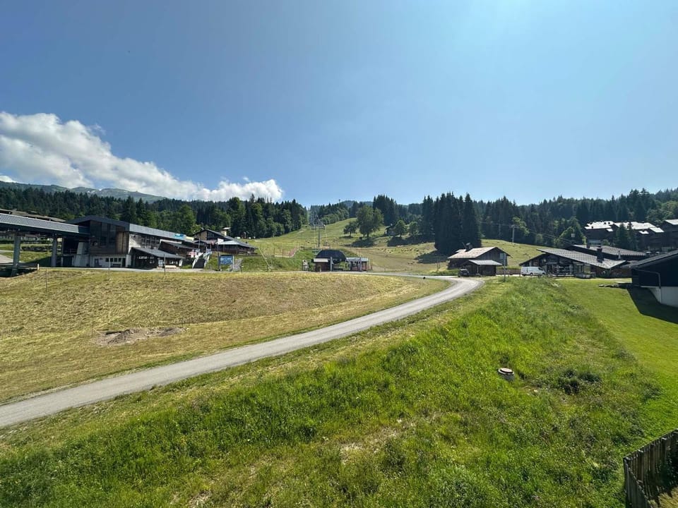Appartement 1 chambre, coin montagne, vue pistes, 4-6 pers, sud, skis Apartment in Morillon