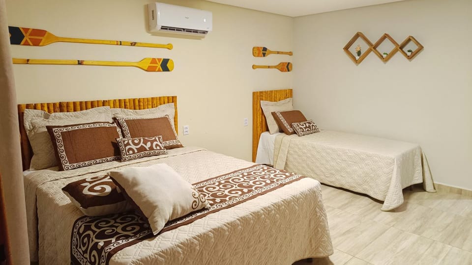 Bed, Bedroom, air conditioner