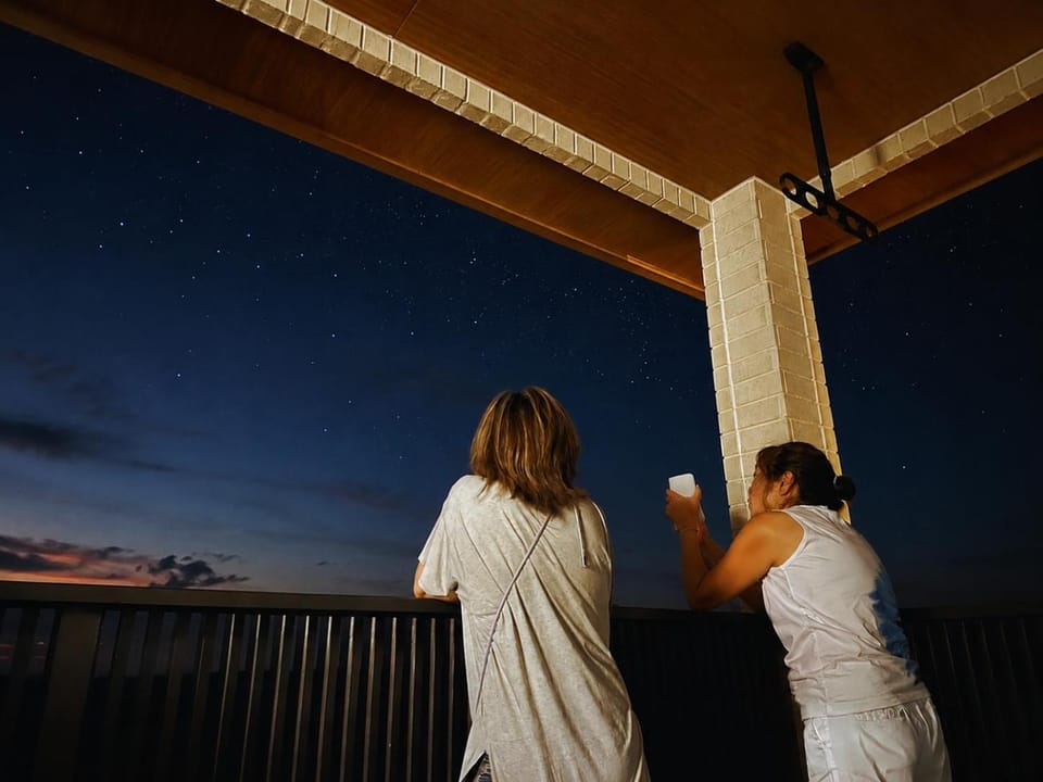 Night, Balcony/Terrace, group of guests