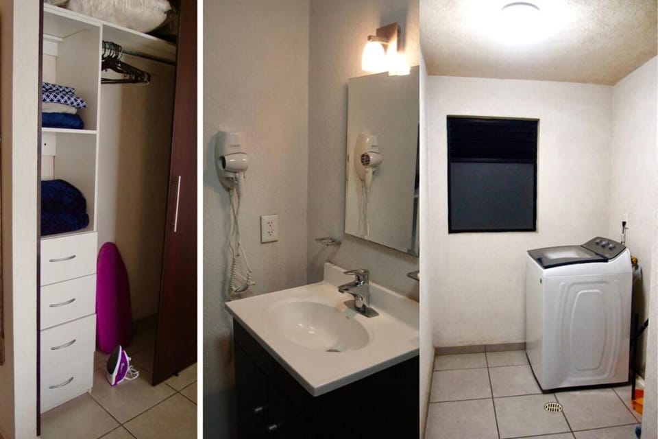 Bathroom, washing machine