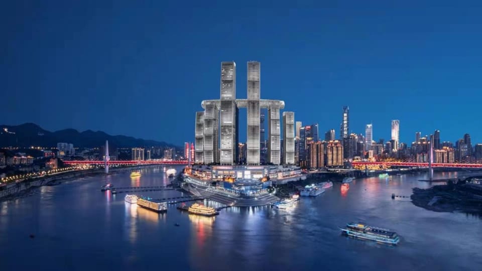 Property building, Nearby landmark, Night, Natural landscape, City view, Lake view, River view