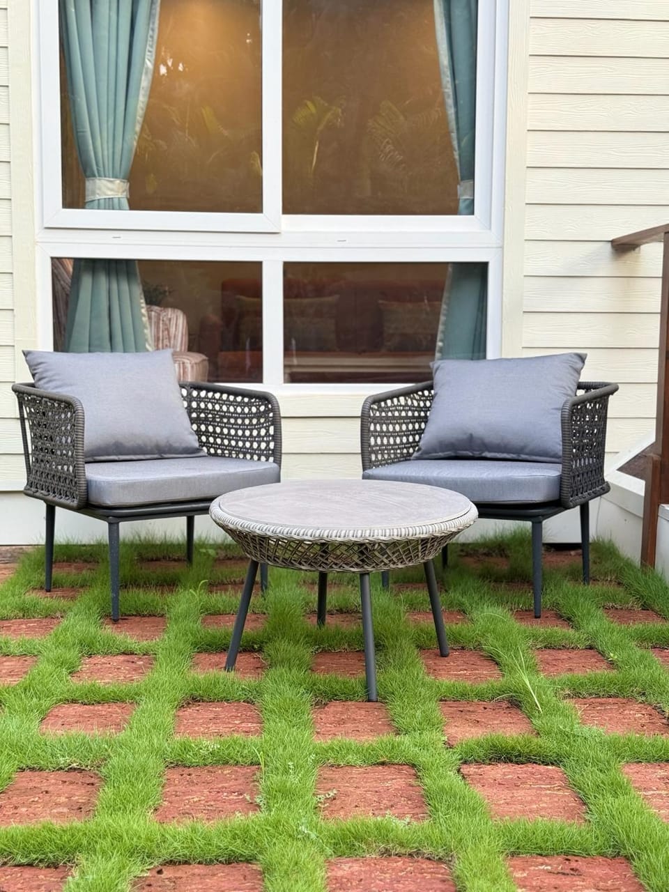 Patio, Seating area, Garden view