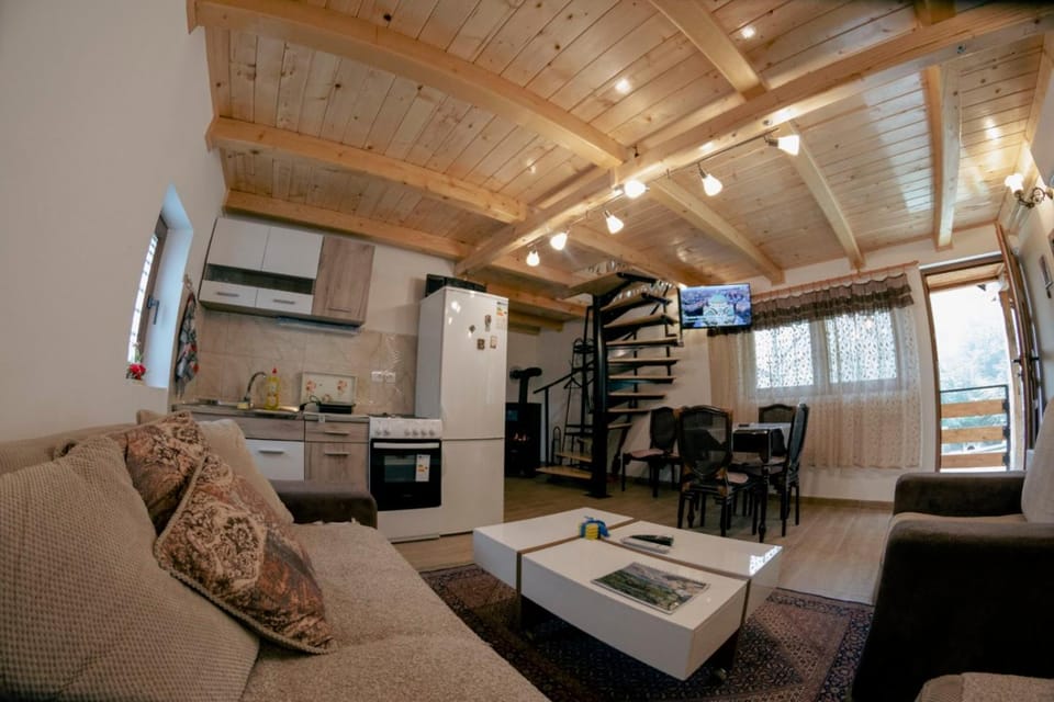 TV and multimedia, Kitchen or kitchenette, Living room, Seating area