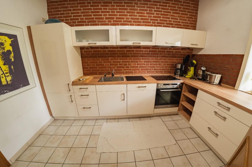 Kitchen or kitchenette, oven, stove, kitchen