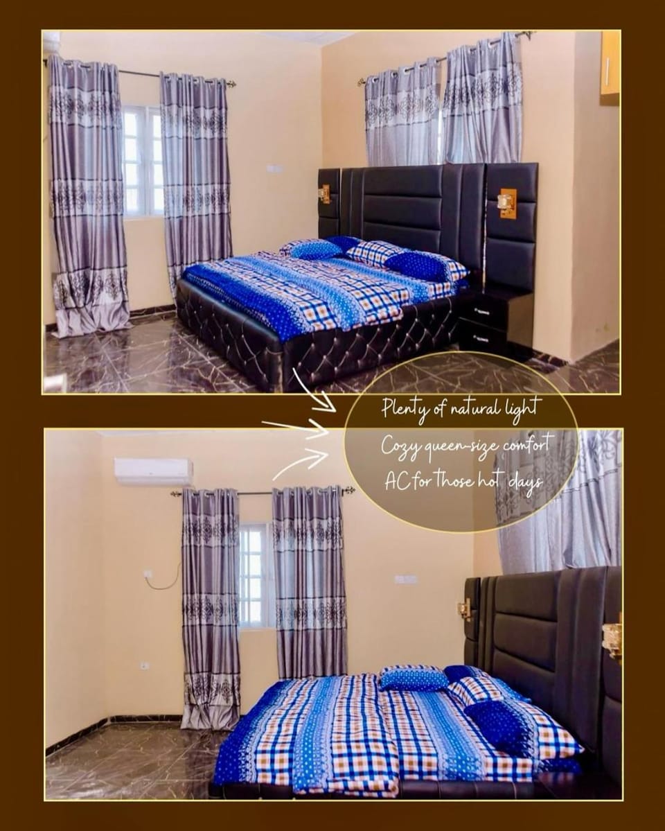 Royal Guests Holiday Lets - A Modern 2-Bedroom Apartment with balcony, 24H CCTV, perfect for families, business or leisure Apartment in Nigeria