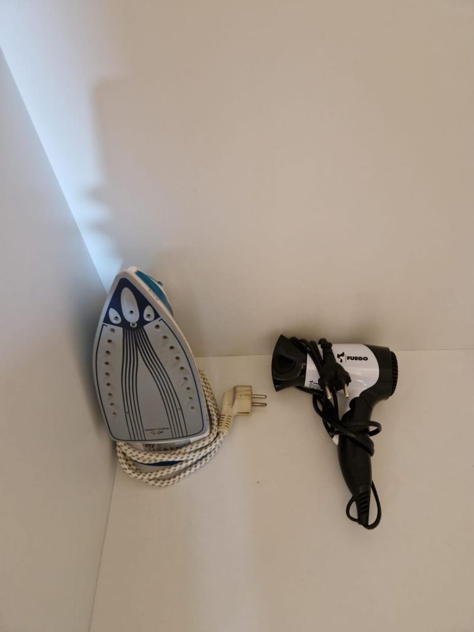 flat iron, hair dryier, wardrobe