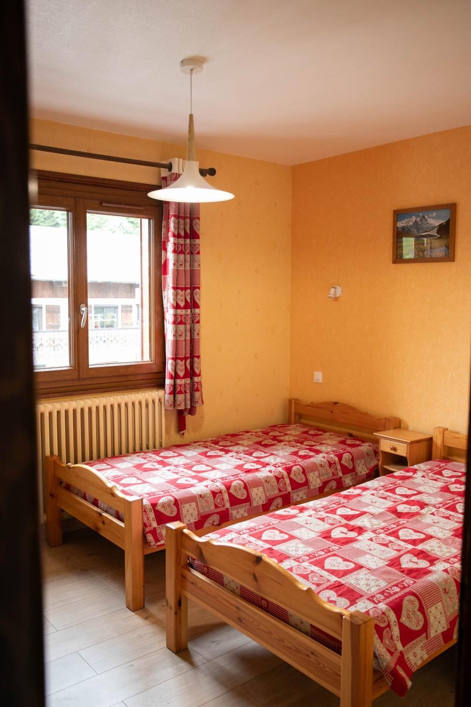 Property building, Living room, Bedroom