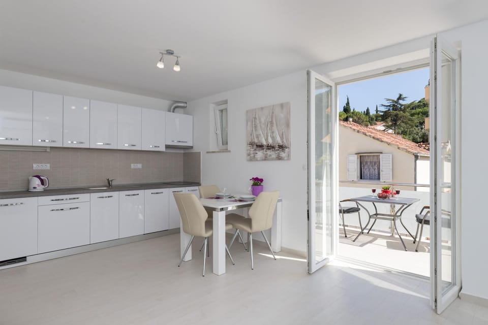 Kitchen or kitchenette, Dining area