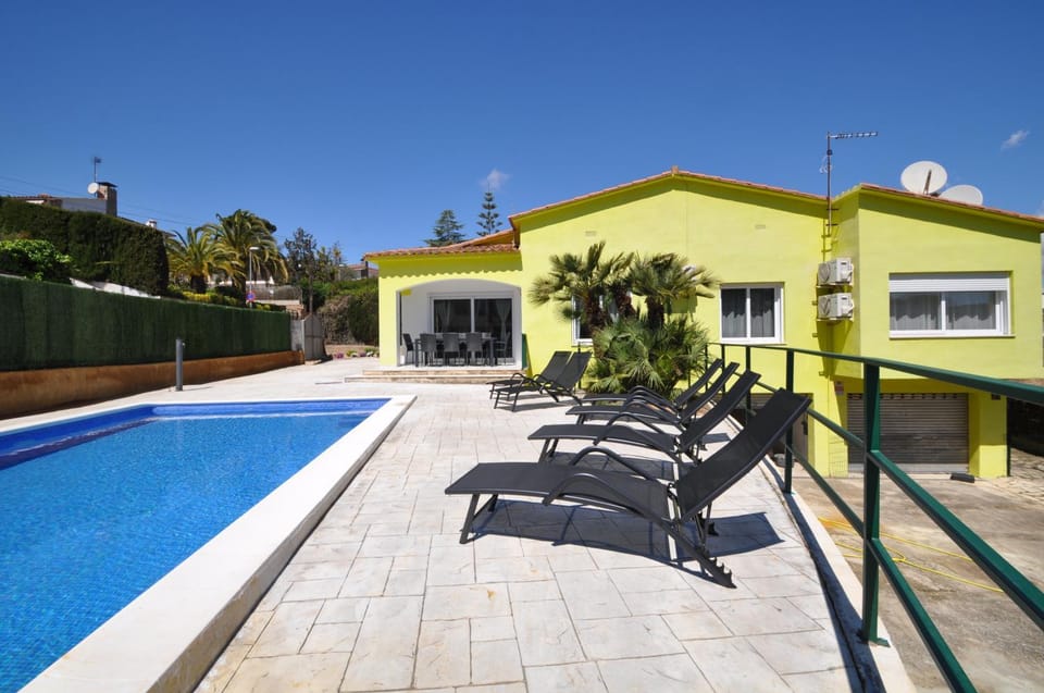 Property building, Patio, Pool view, Swimming pool