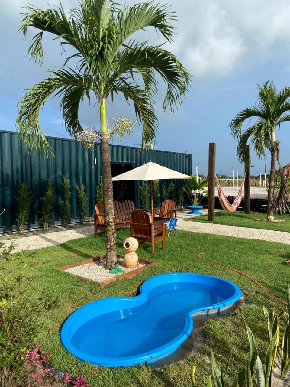 Day, Natural landscape, Garden, Balcony/Terrace, Garden view, Pool view, Swimming pool