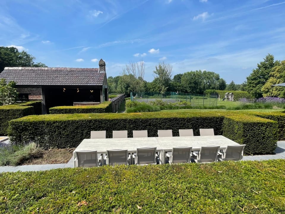 Exclusive Villa Gentbos - max 28 beds and 6bathrooms, wellness, pool, tennis, fitness, party room Villa in Flanders