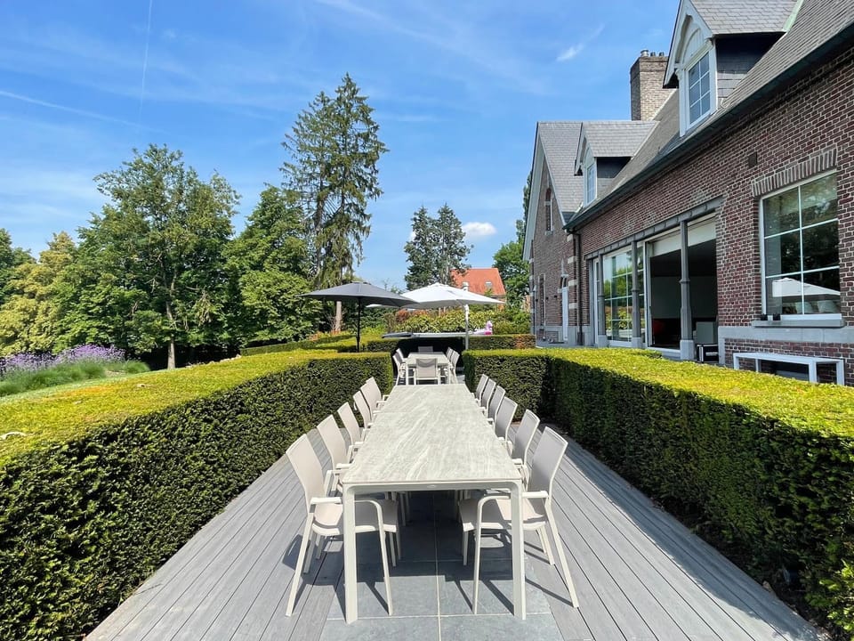 Exclusive Villa Gentbos - max 28 beds and 6bathrooms, wellness, pool, tennis, fitness, party room Villa in Flanders