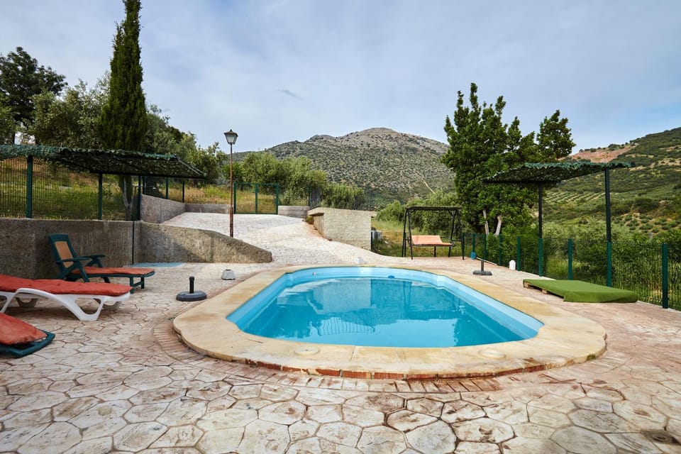 Property building, Living room, Swimming pool