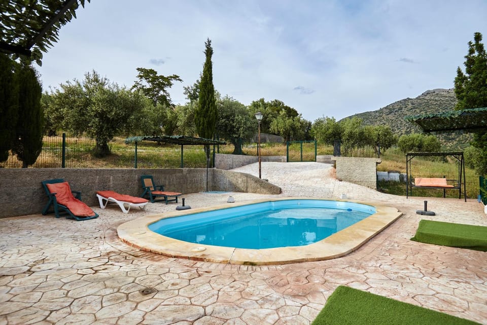 Property building, Living room, Swimming pool
