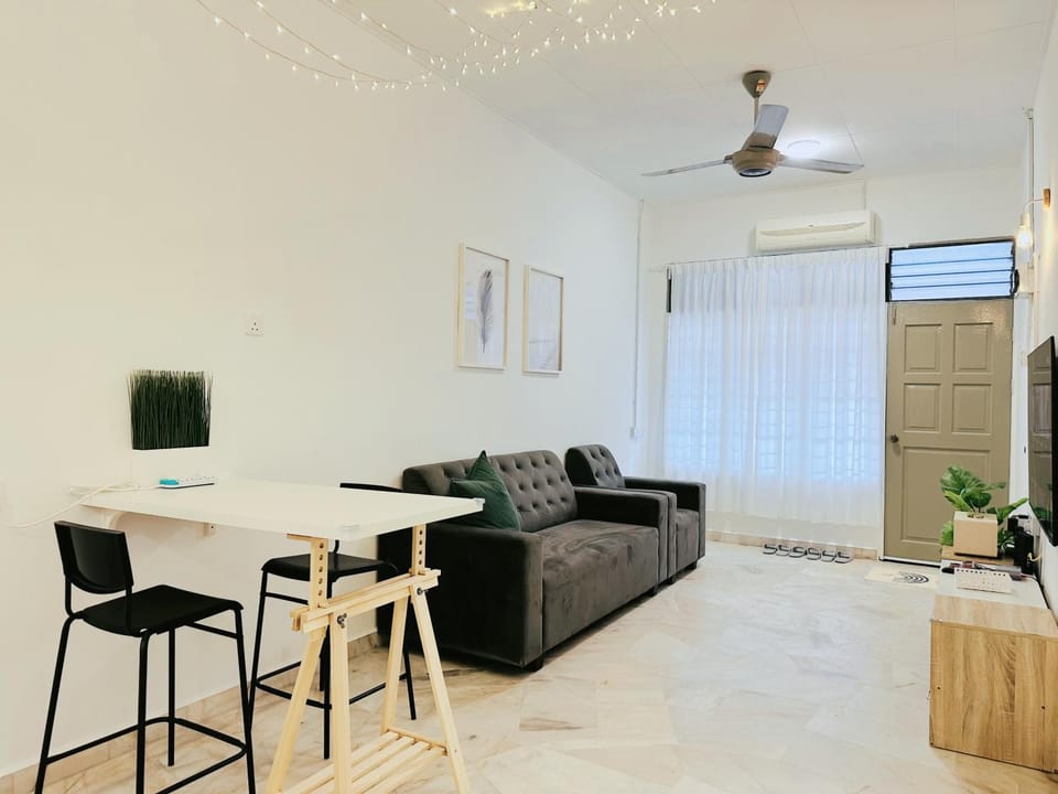 Living room, air conditioner