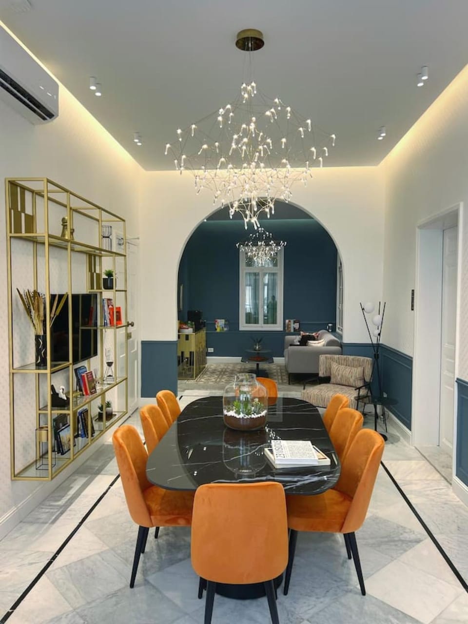 Living room, Dining area, air conditioner