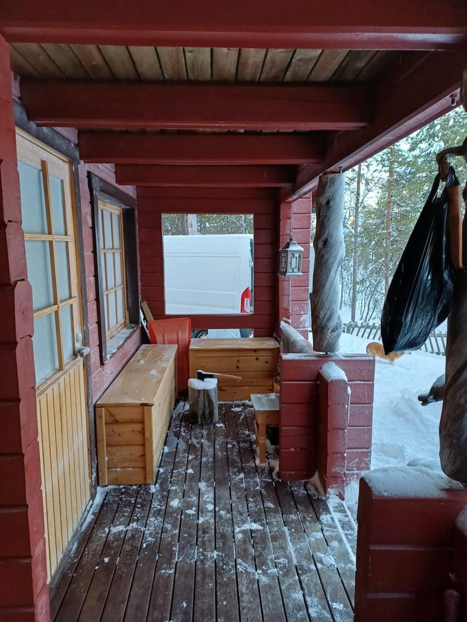 Cottage 12 km from the center of Ivalo Chalet in Lapland