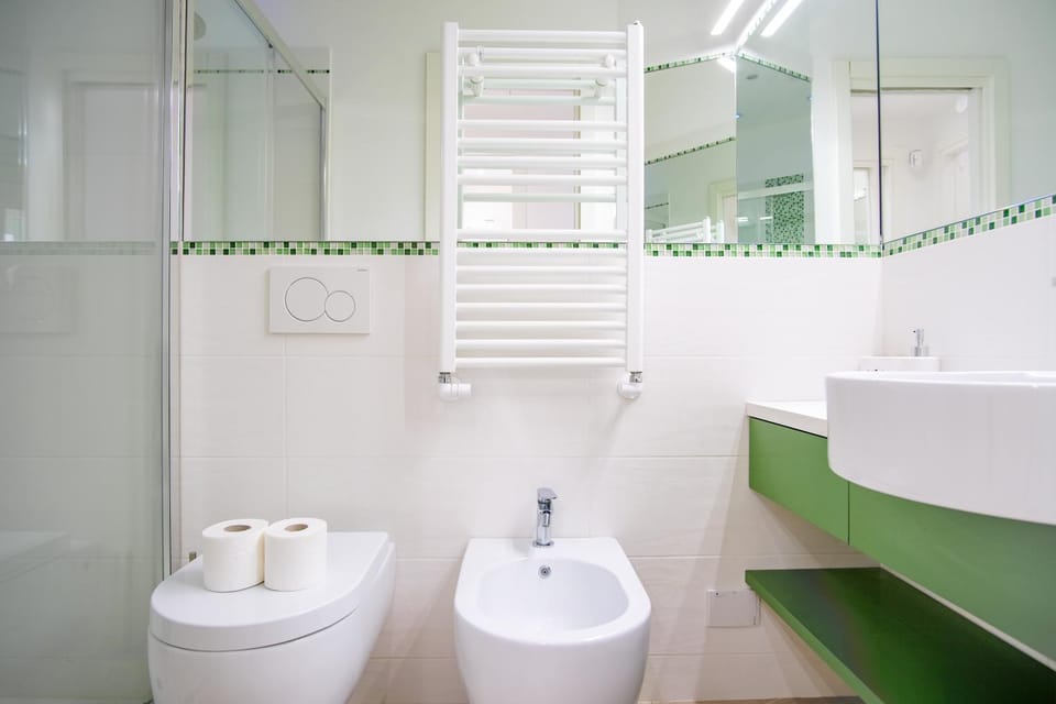 Shower, Toilet, Bathroom, bidet, towels