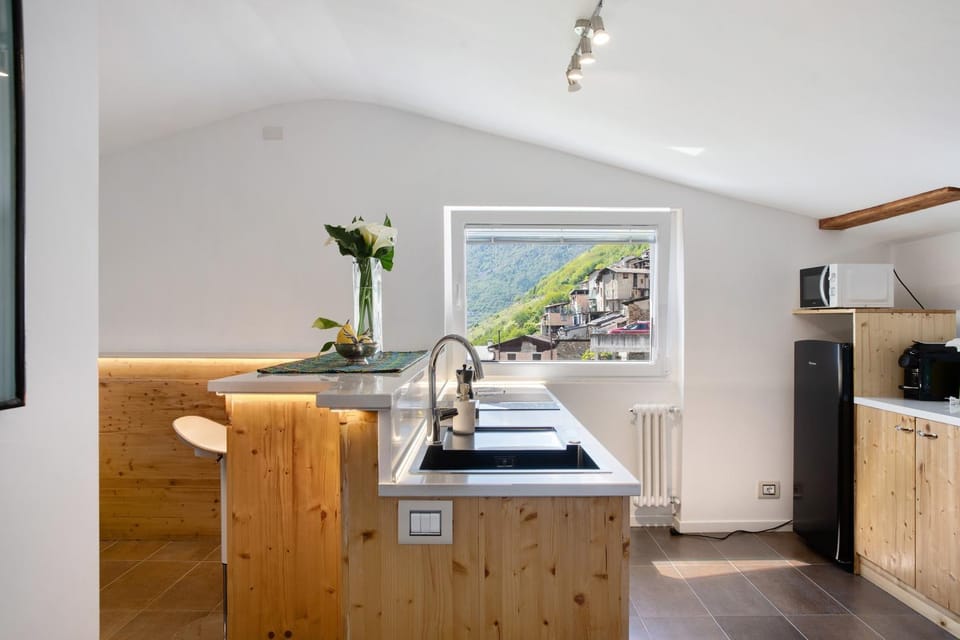 Kitchen or kitchenette, Living room