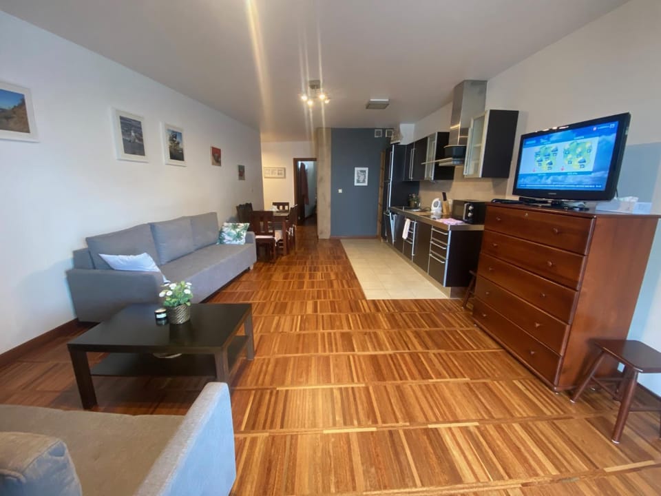 Communal lounge/ TV room, TV and multimedia, Kitchen or kitchenette, Seating area, stove
