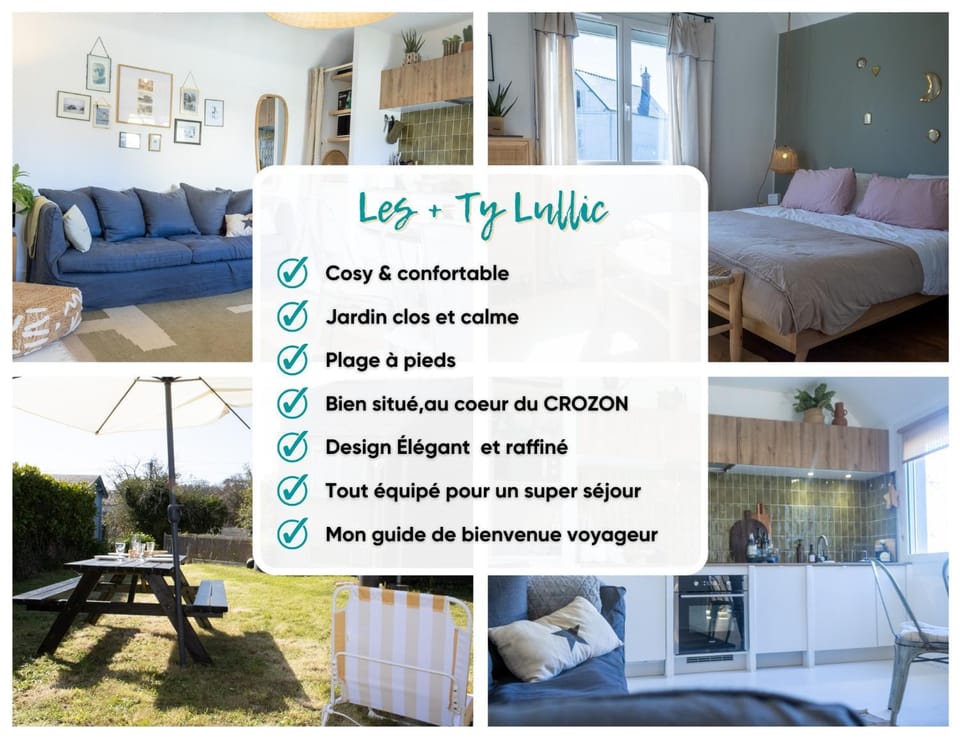 Ti TITE- jardin clos - plage à pieds House in Crozon