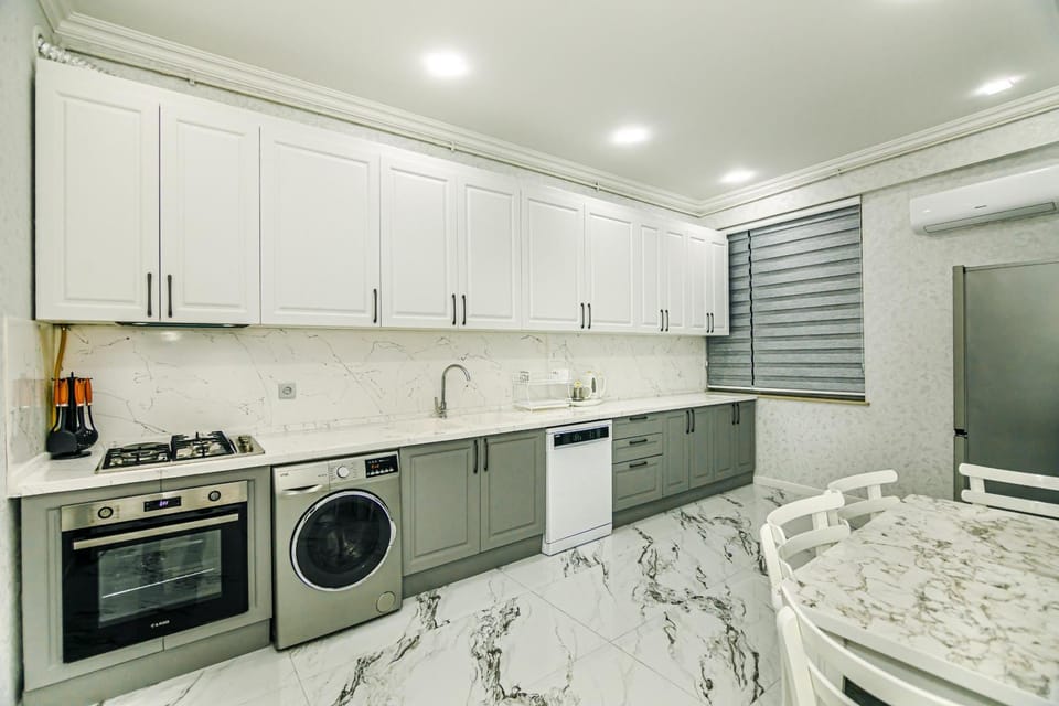 Kitchen or kitchenette, dishwasher, minibar, oven, pet friendly, stove, washing machine, dryer
