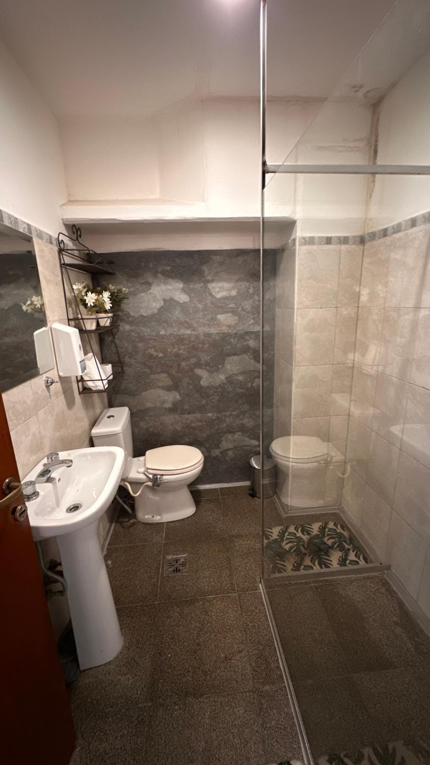 Shower, Toilet, Bathroom, towels