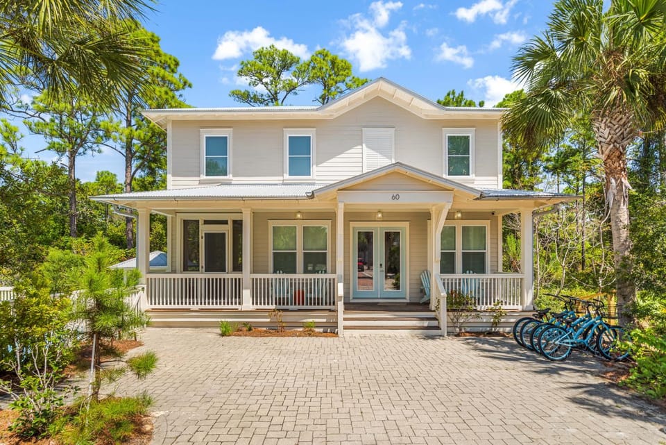 Amaryllis Point - 30A, Private Pool, Bicycles, 3 King Masters! House in Rosemary Beach
