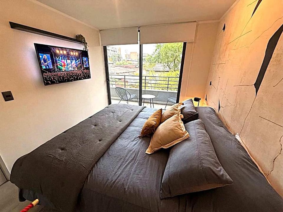 HOM I Parking, WiFi, Gym, AA, Acceso seguro Apartment in Santiago